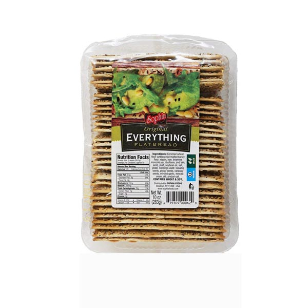 Toasted Flatebread-Wholewheat Everything – 9.98 oz (283gr)